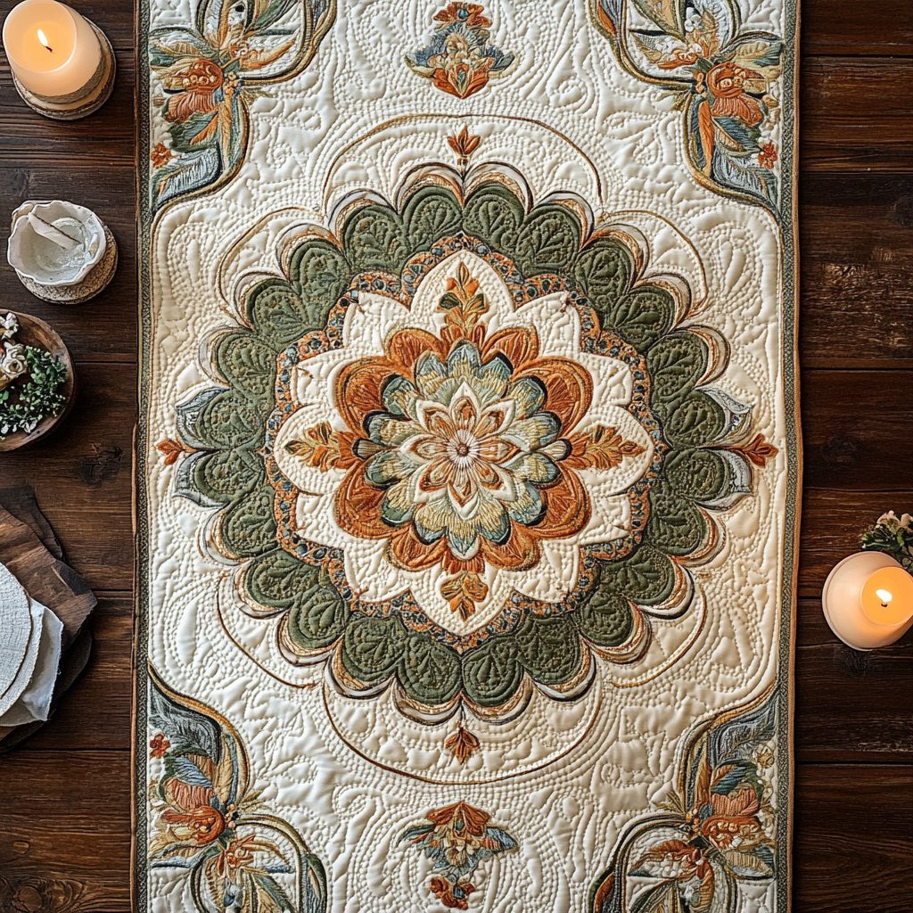 Royal Bloom Table Runner