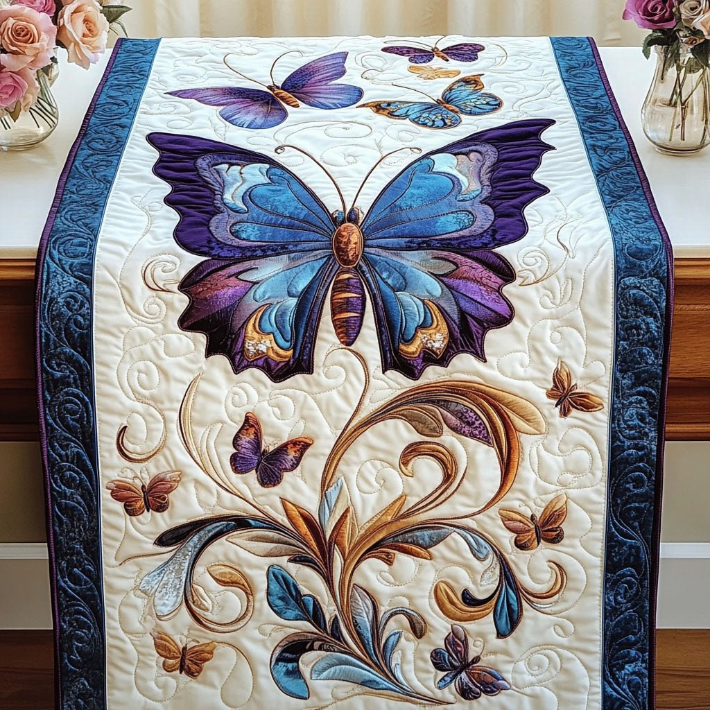 Royal Blue Wings Table Runner