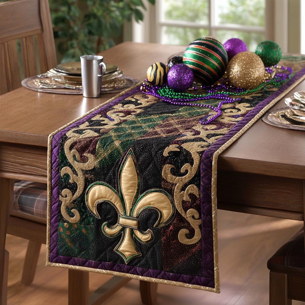 Royal Carnival Quillted Table Runner