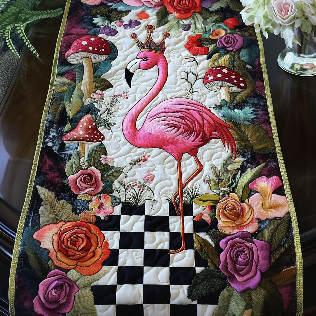 Royal Flamingo Table Runner