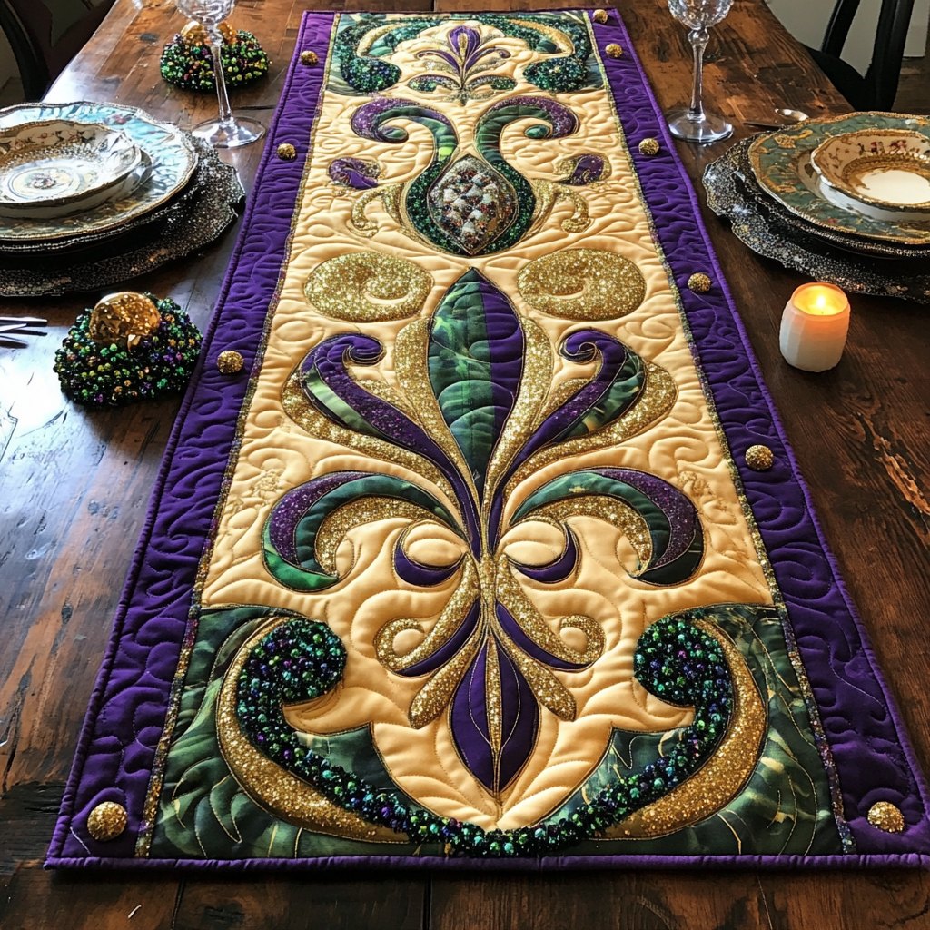 Royal Flourish Table Runner