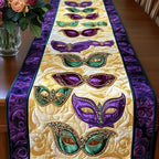 Royal Masks Pattern Table Runner