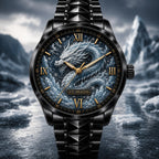 Personalized Frost Dragon Watch with a custom name set into the design