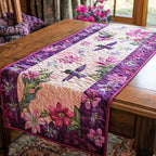 Ruby Hummingbird Radiance Table Runner