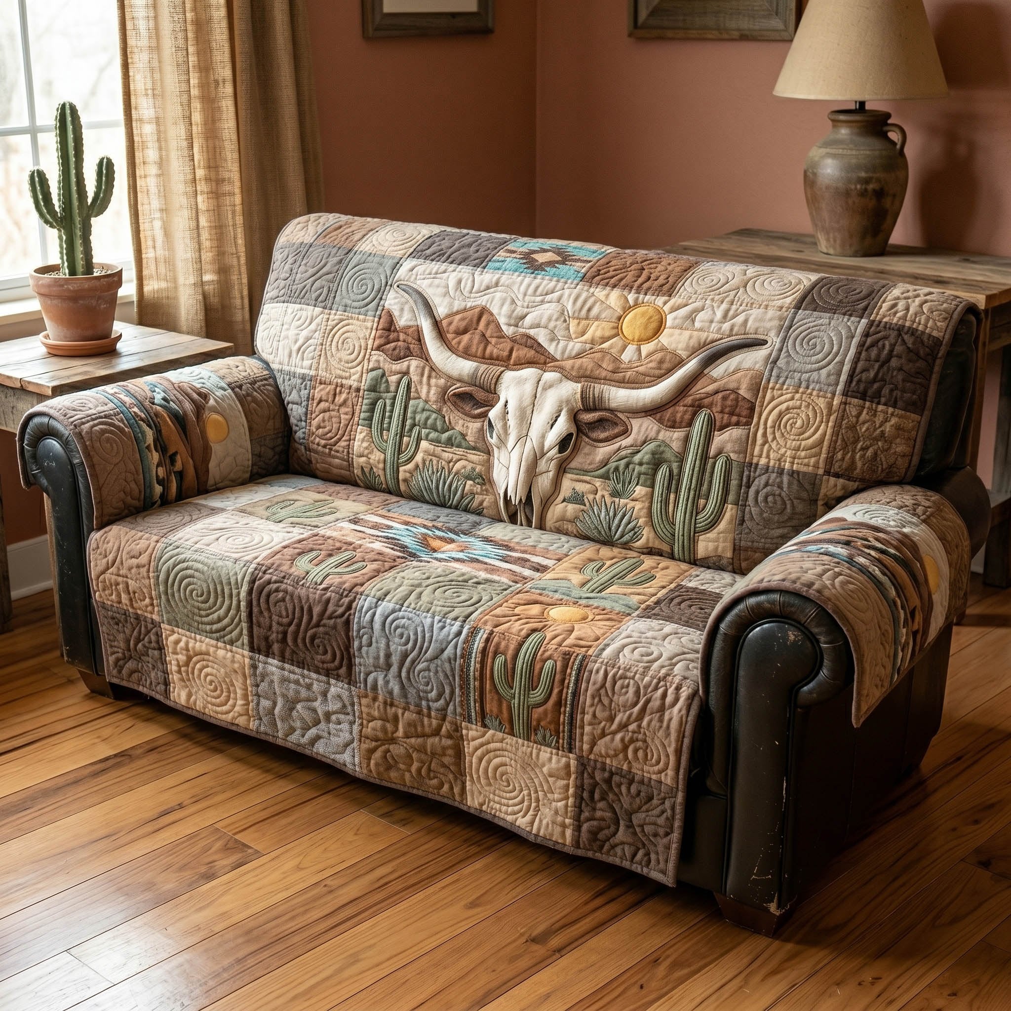 Rusted Halo Sofa Cover