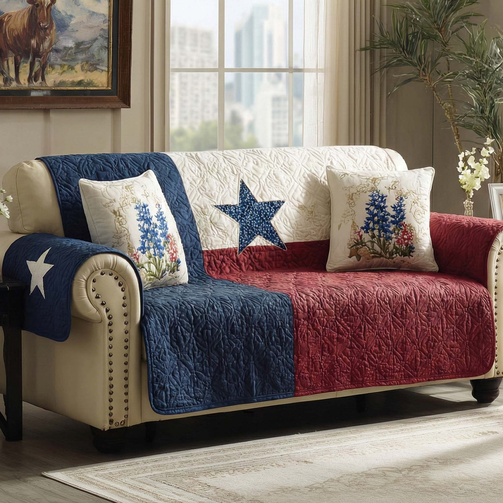 Rustic Americana Sofa Cover