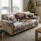Rustic Bison Sofa Cover