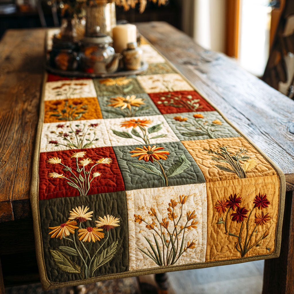 Rustic Botanica Table Runner