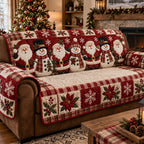 Rustic Christmas Memories Sofa Cover