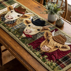 Rustic Cow Spirit Table Runner