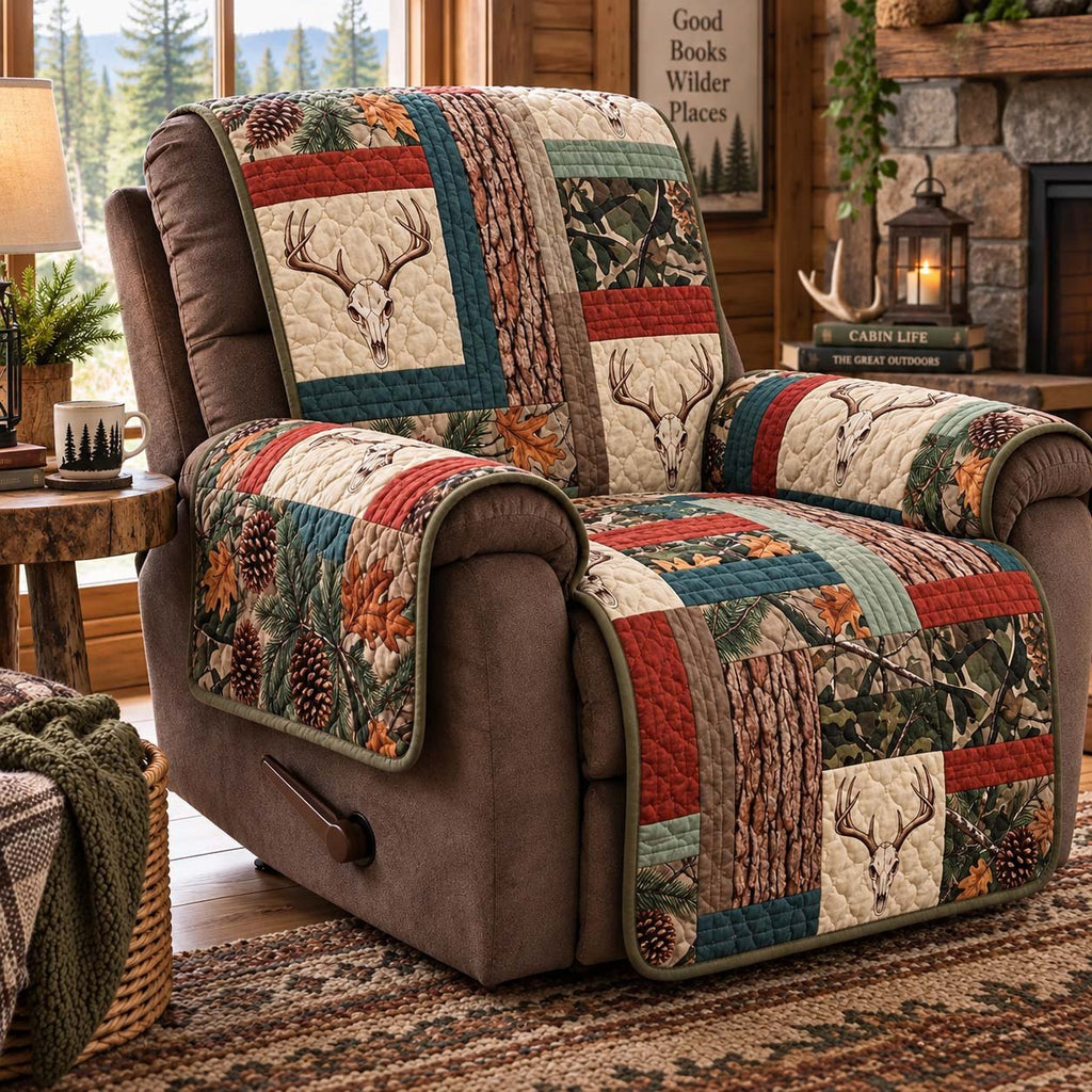 Rustic Deer Camp Sofa Cover