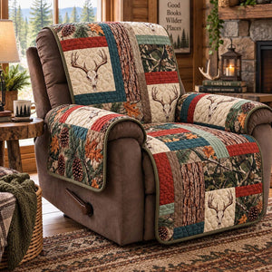 Rustic Deer Camp Sofa Cover - Made to Order