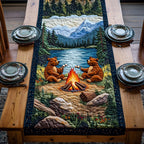 Rustic Escape Bear Table Runner