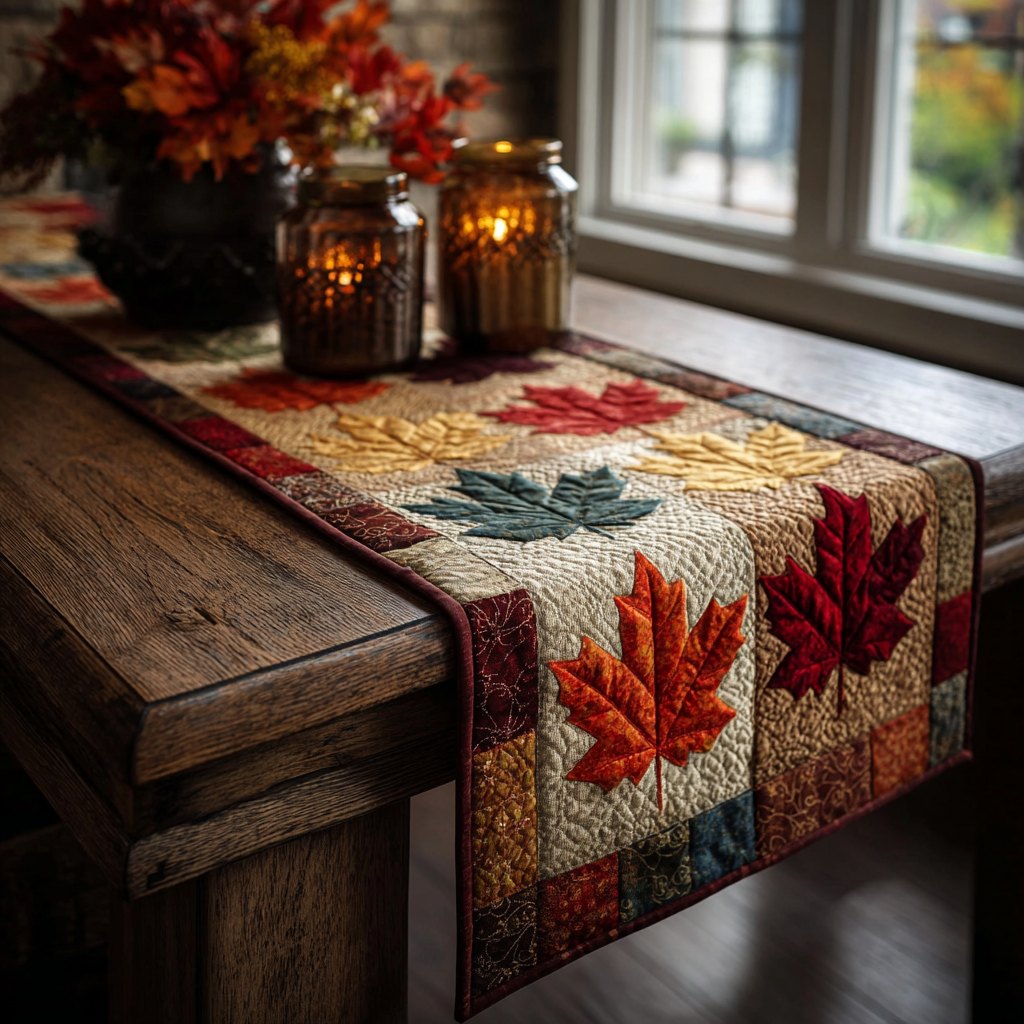 Rustic Fall Table Runner