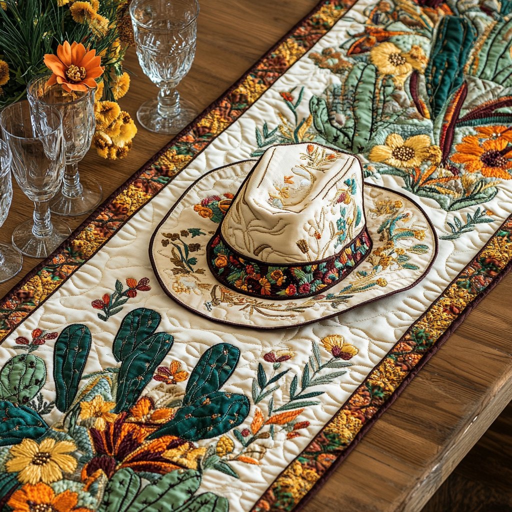 Rustic Hat Table Runner