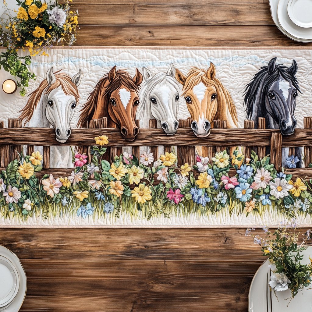 Rustic Herd Table Runner