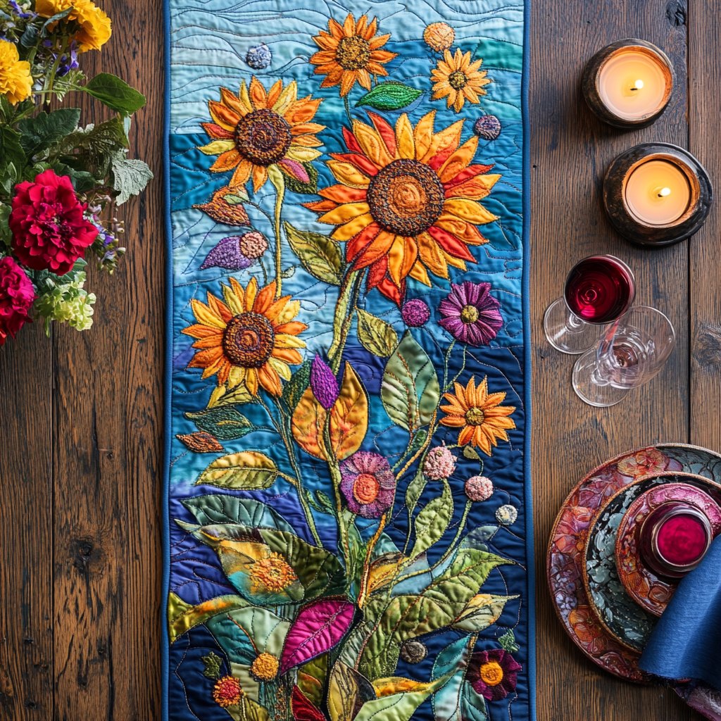 Rustic Petals Table Runner