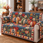 Rustic Pumpkin Nostalgia Sofa Cover