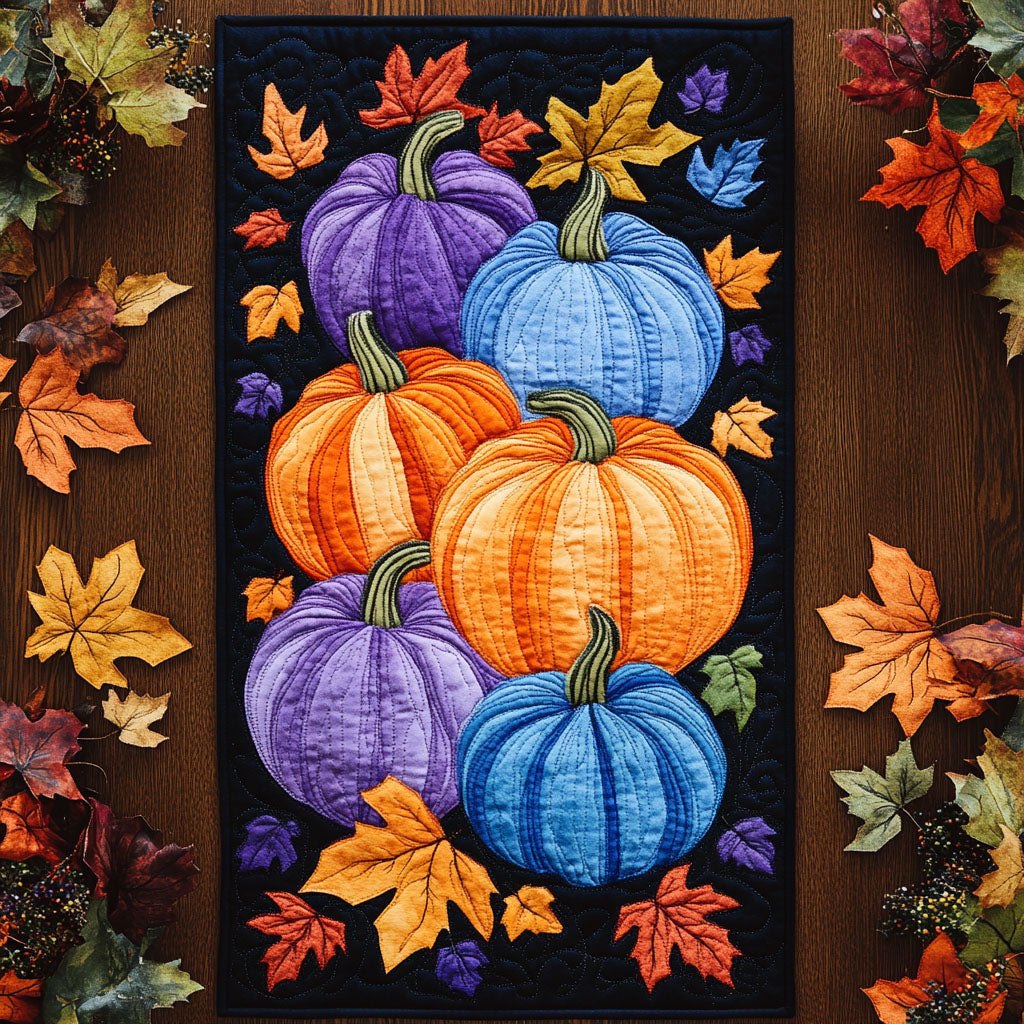 Rustic Pumpkin Table Runner