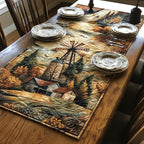 Rustic Windmill Beauty Table Runner