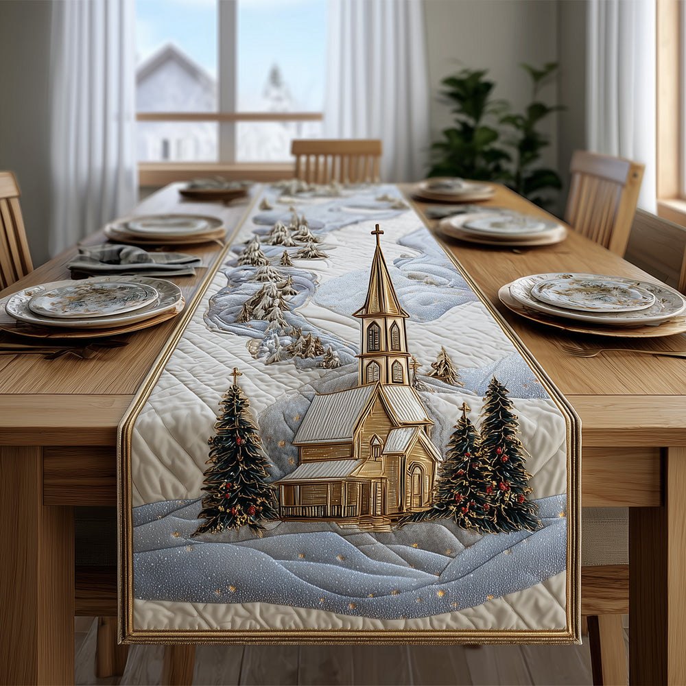 Rustic Winter Blessing Table Runner