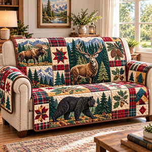 Rustic Woodland Dreams Sofa Cover - Made to Order