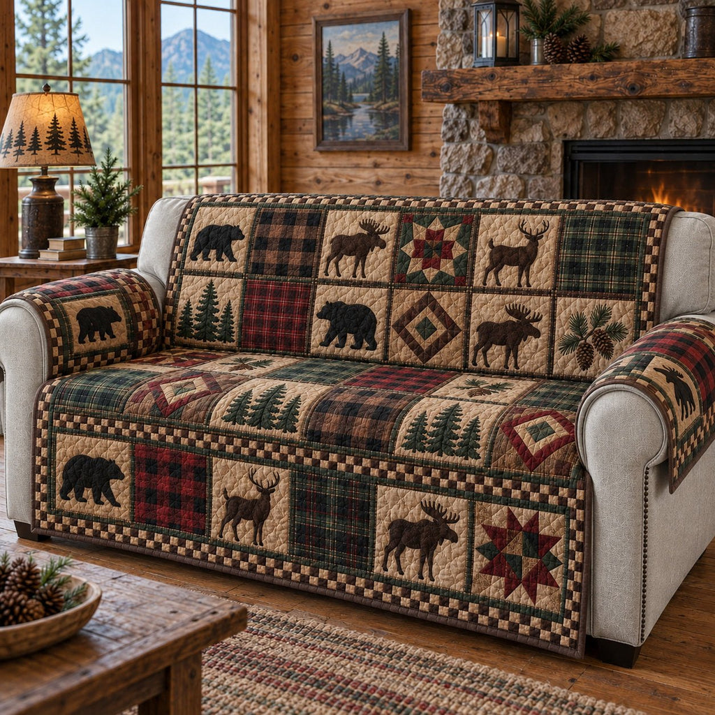 Rustic Woodland Sanctuary Sofa Cover