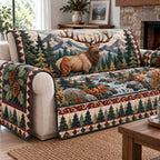 Rustic Woodland Twilight Sofa Cover
