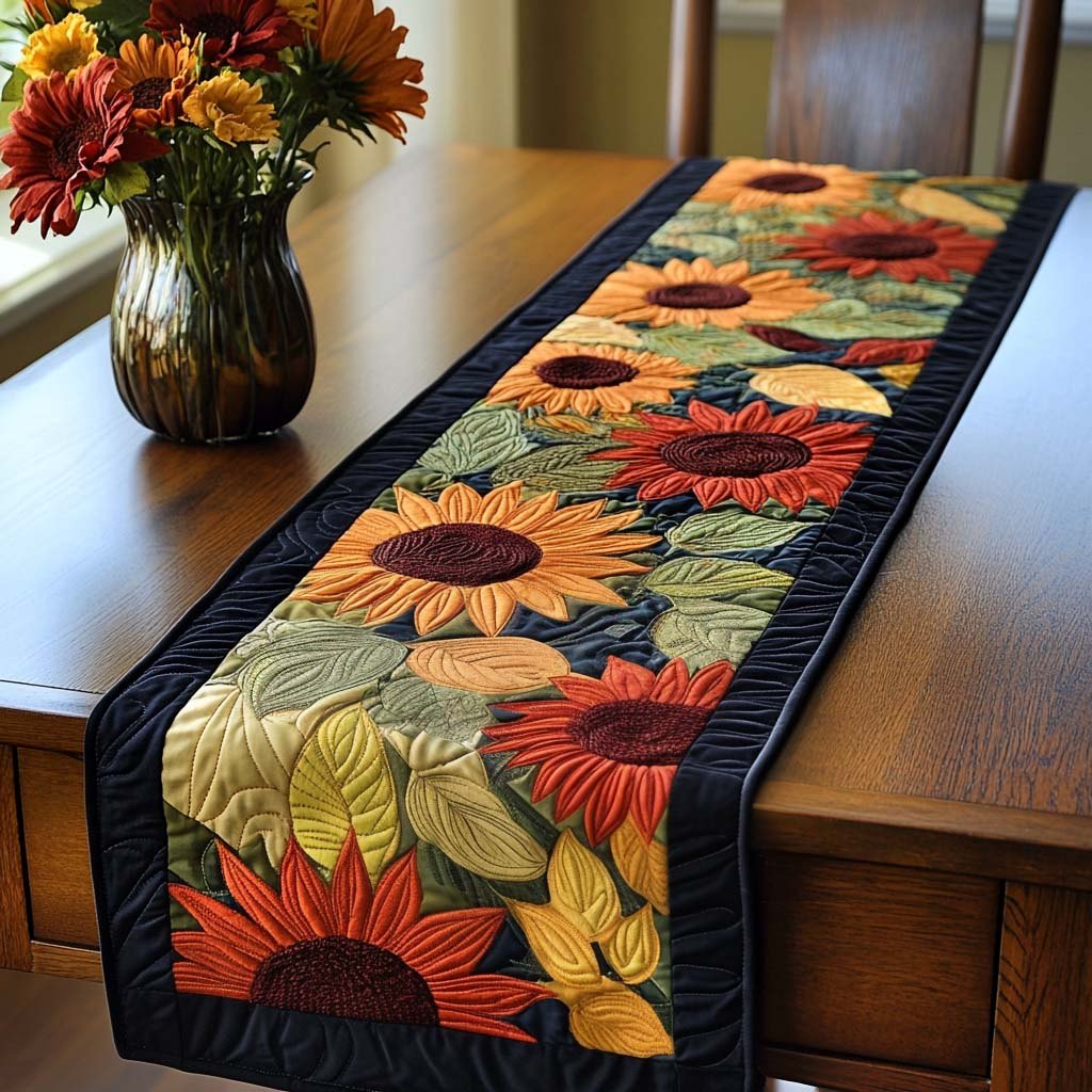 Rusty Petals Table Runner