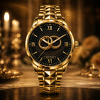 Personalized Wedding Rings Watch with a custom name set into the design