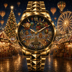 Custom Christmas Toy Balloon Carnival Watch — personalized with a custom name