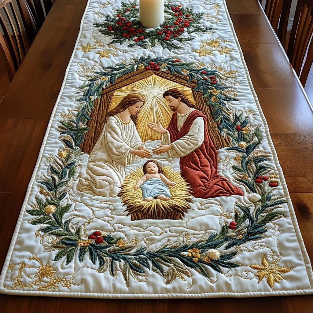 Sacred Birth Table Runner