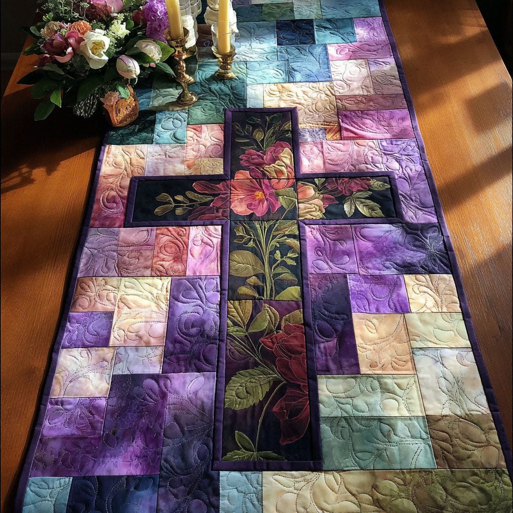 Sacred Bloom Table Runner