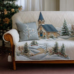 Sacred Christmas Light Sofa Cover