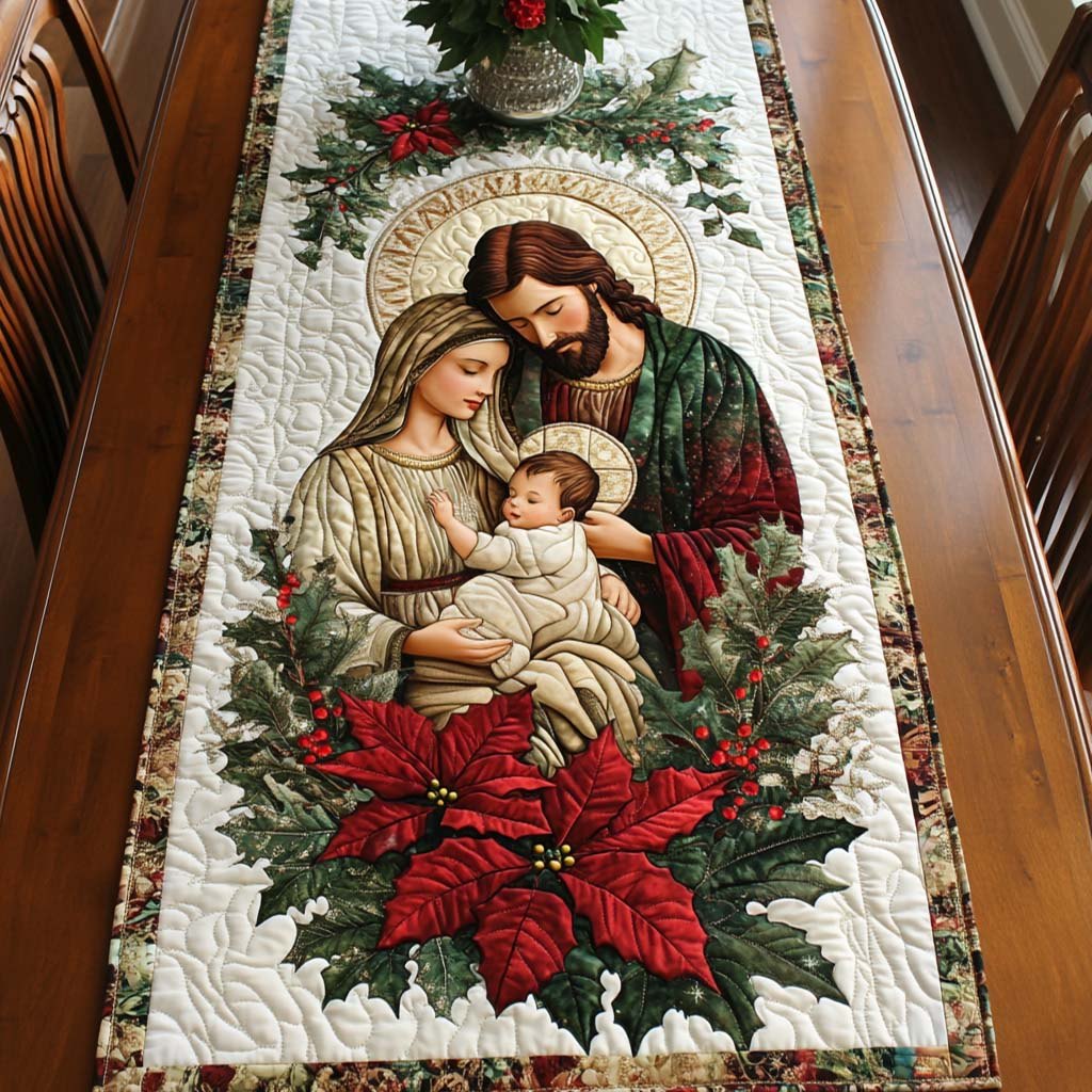 Sacred Family Blessing Table Runner