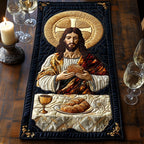 Jesus with Bread and Chalice Table Runner