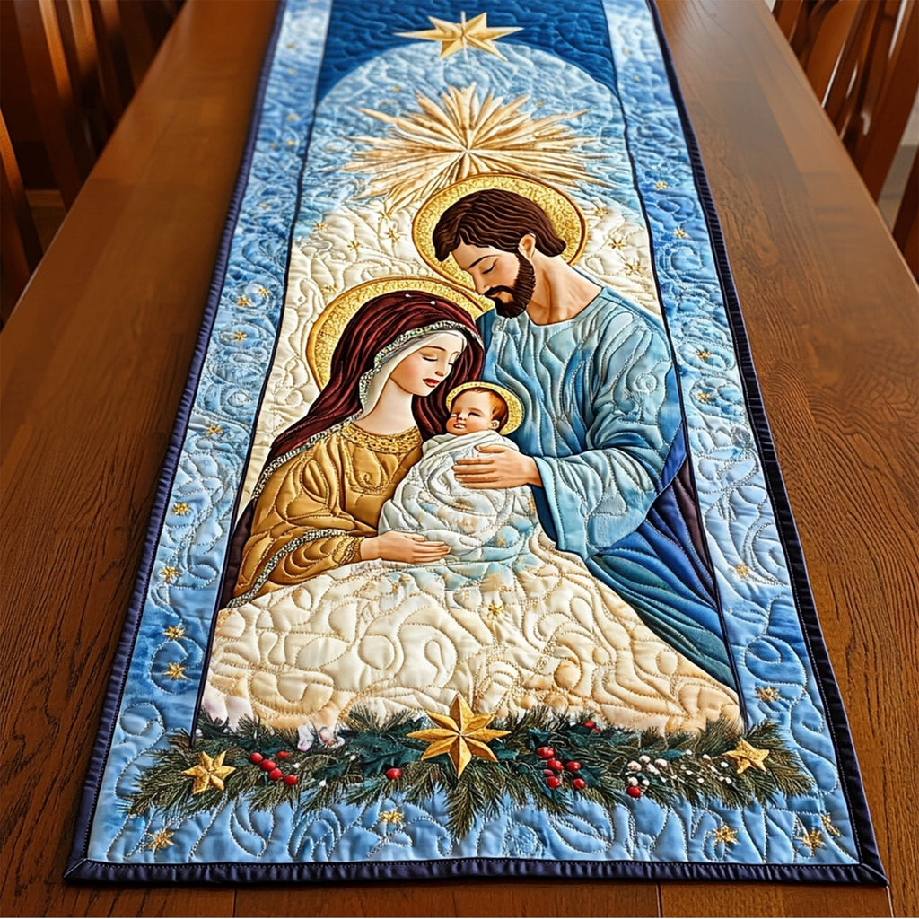 Sacred Manger Table Runner