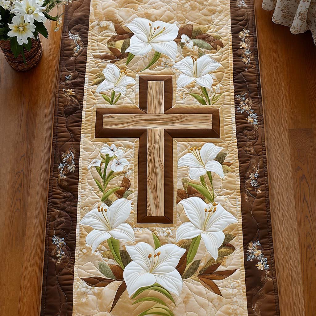 Sacred Petals Table Runner