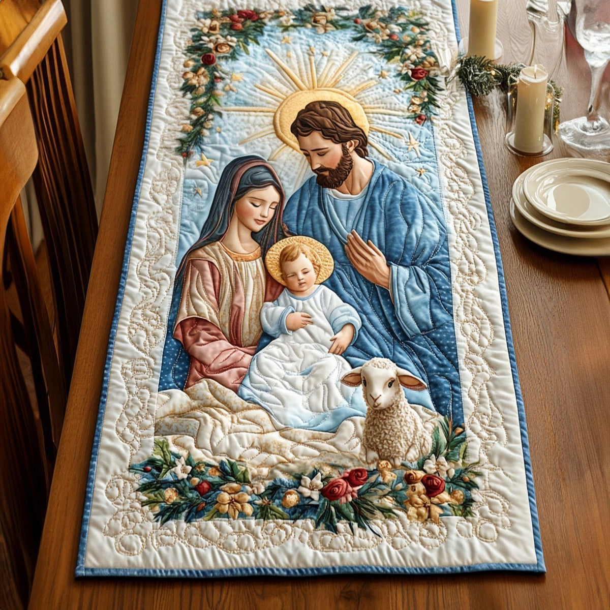 Sacred Presence Table Runner