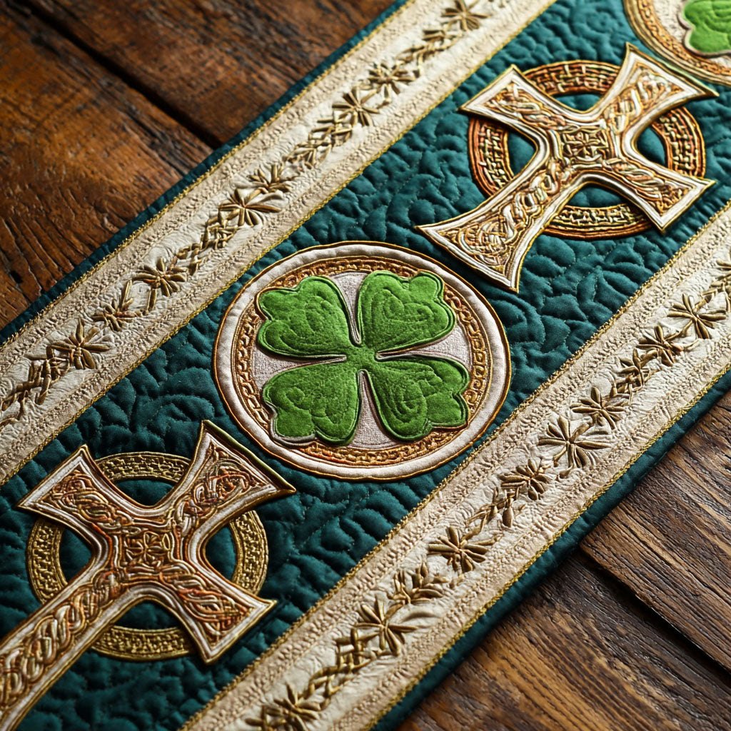 Sacred Shamrock Knot Table Runner