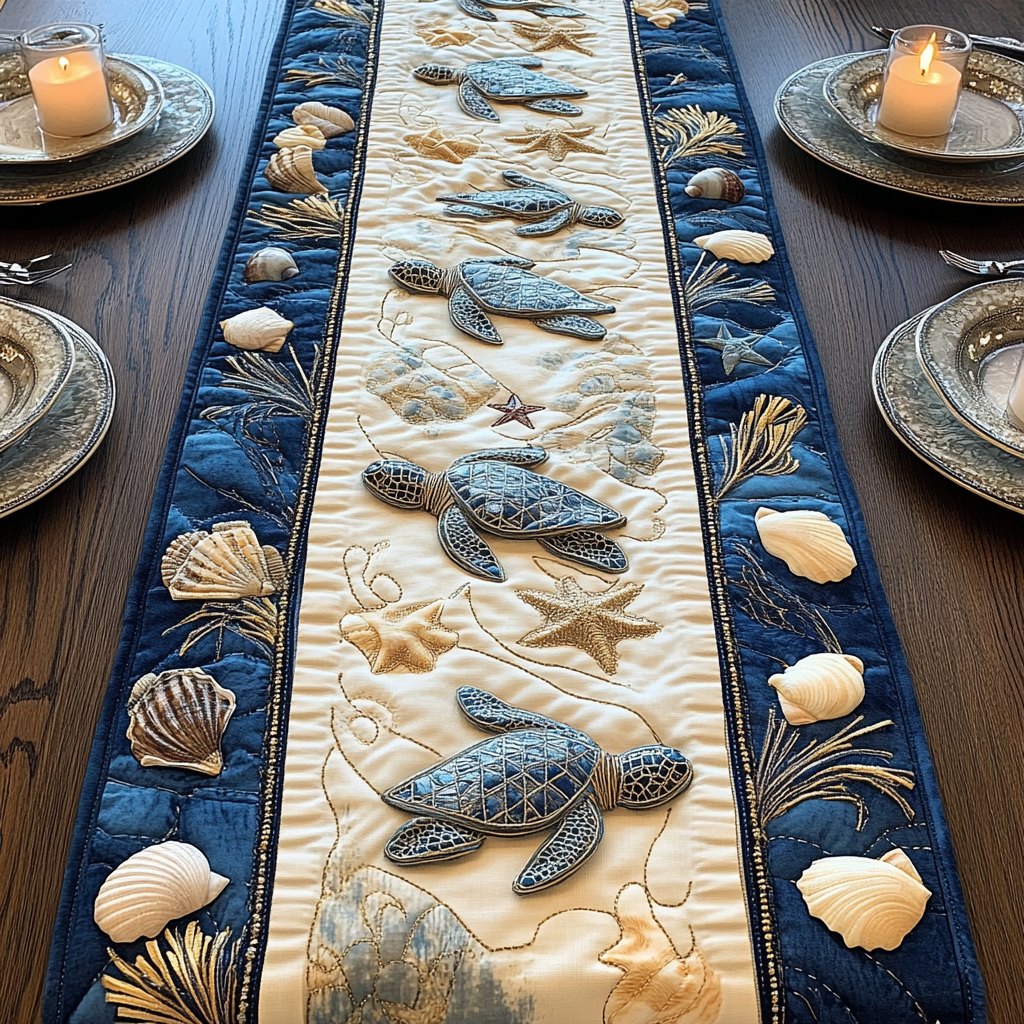 Sacred Shell Table Runner