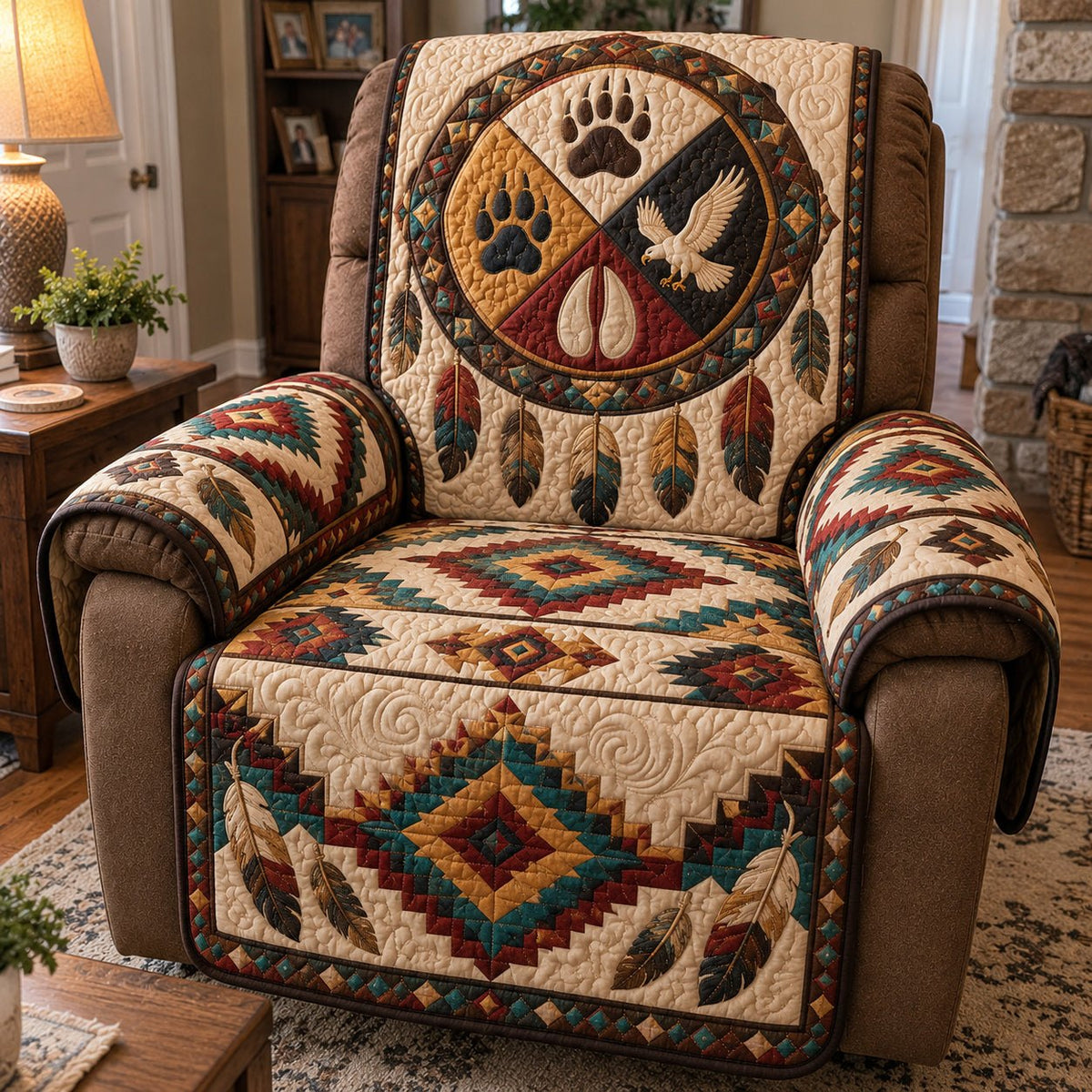 Sacred Spirit Circle Sofa Cover