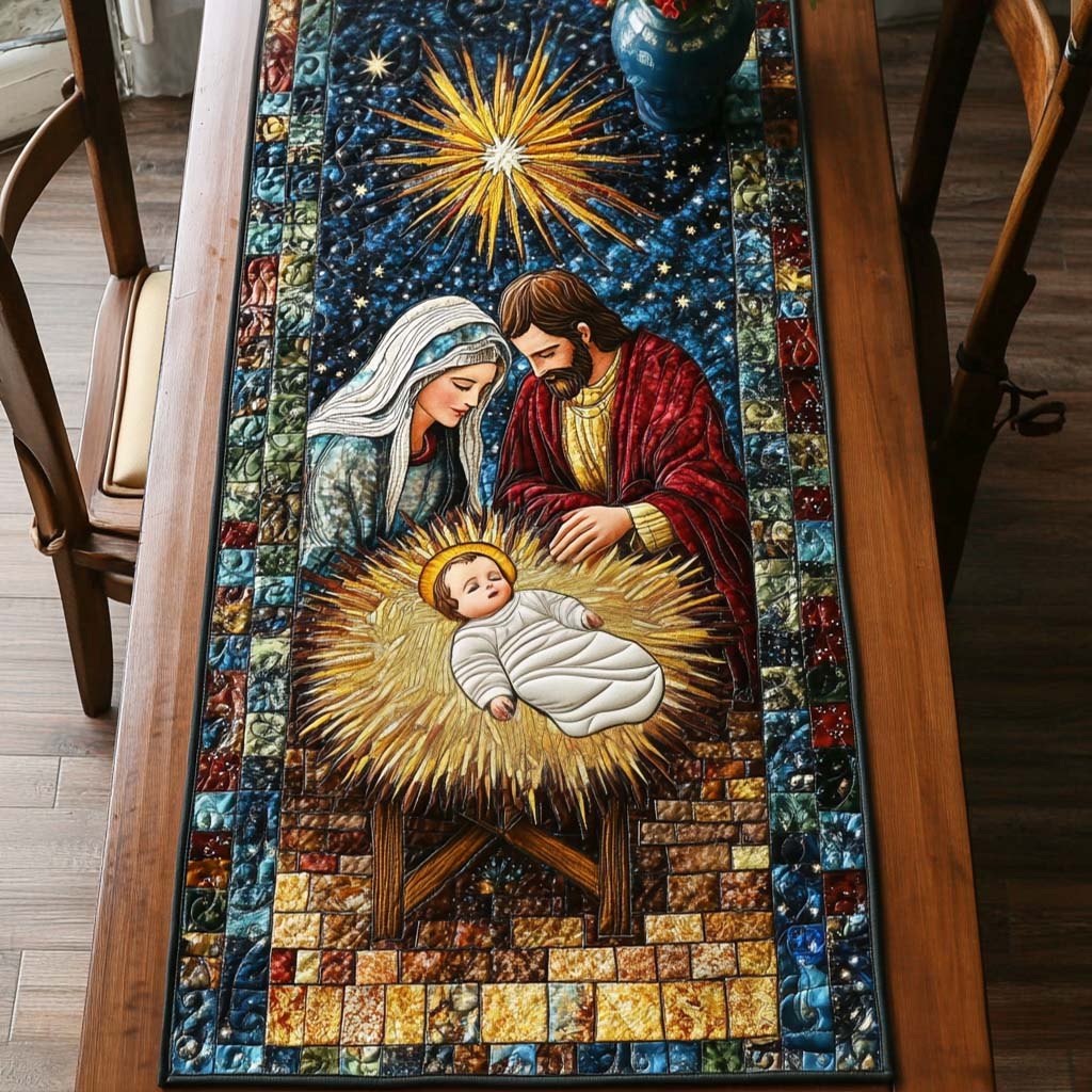 Sacred Star Family Table Runner