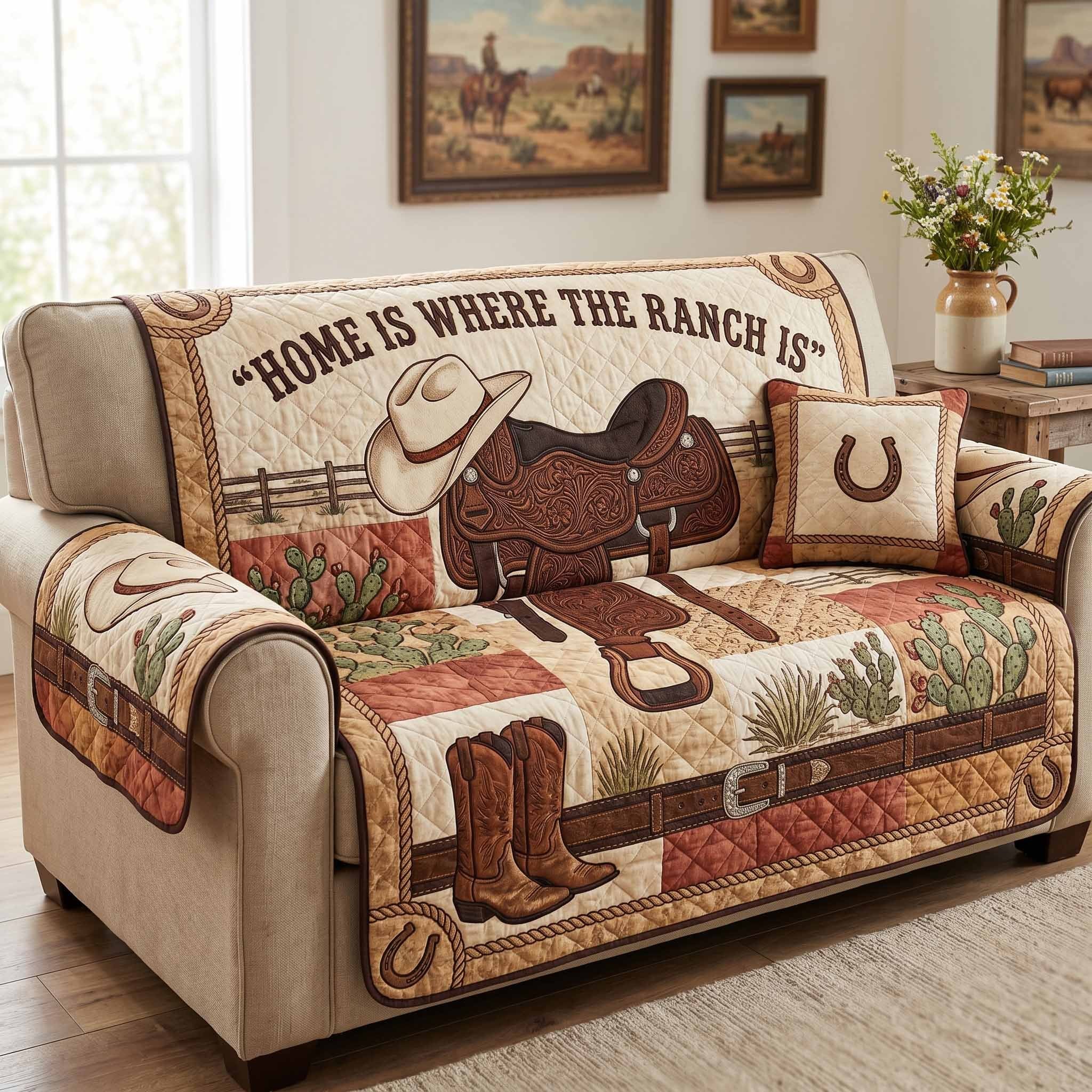 Saddle Home Sofa Cover