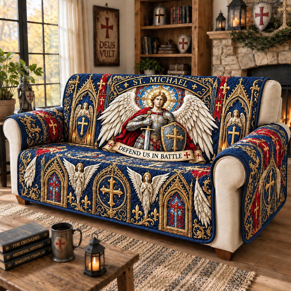Saint Michael Sofa Cover