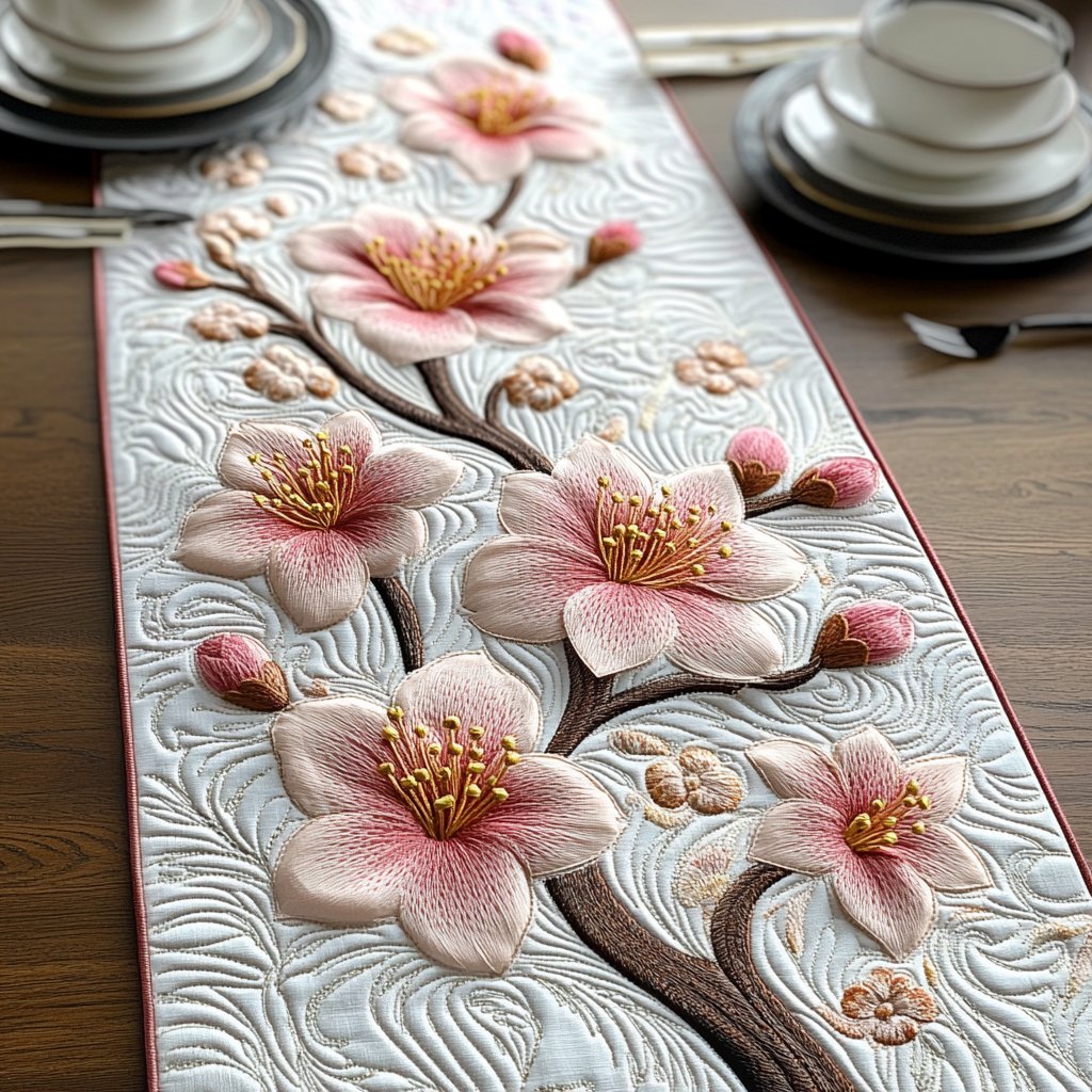 Sakura Dreamscape Table Runner