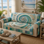 Saltwater Blooms Sofa Cover