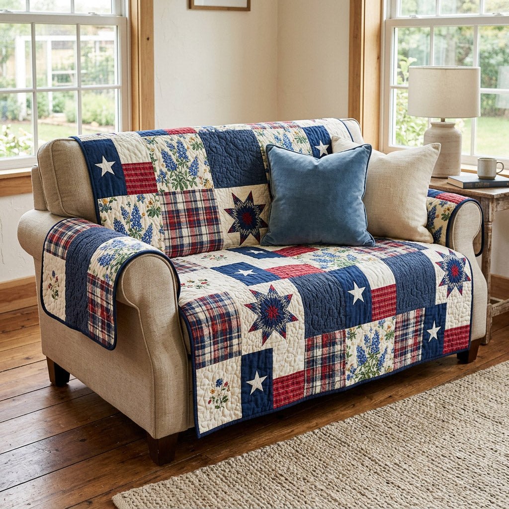 San Antonio Star Sofa Cover