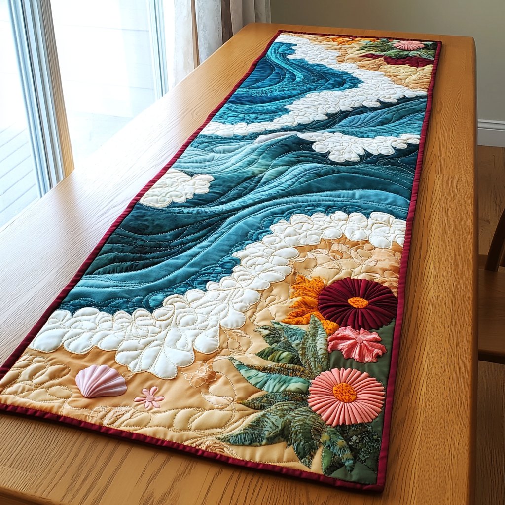 Sandy Serenity Table Runner