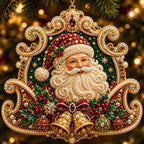 Santa Bells Christmas Ornament